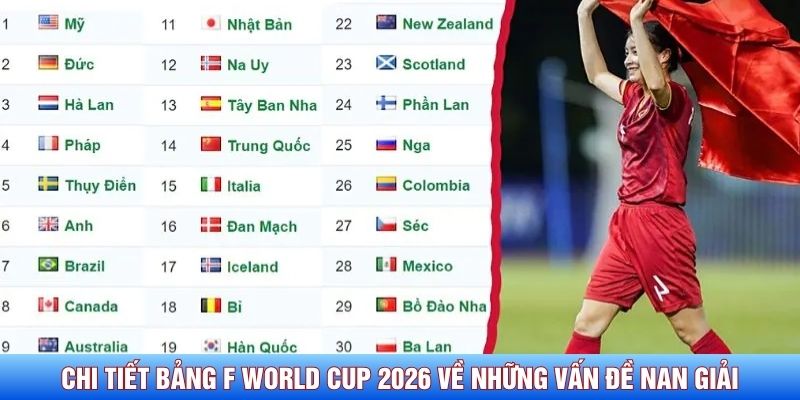 Chi tiết bảng F World Cup 2026 về c&aacute;c đội tuyển s&aacute;ng gi&aacute;
