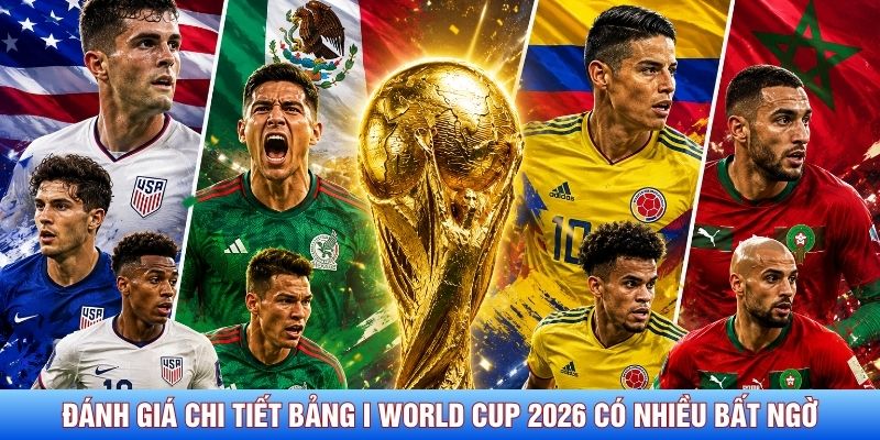 Đ&aacute;nh gi&aacute; chi tiết bảng I World Cup 2026 c&oacute; nhiều bất ngờ