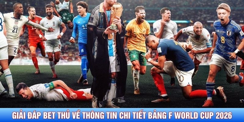 Giải đ&aacute;p bet thủ về th&ocirc;ng tin chi tiết bảng F World Cup 2026